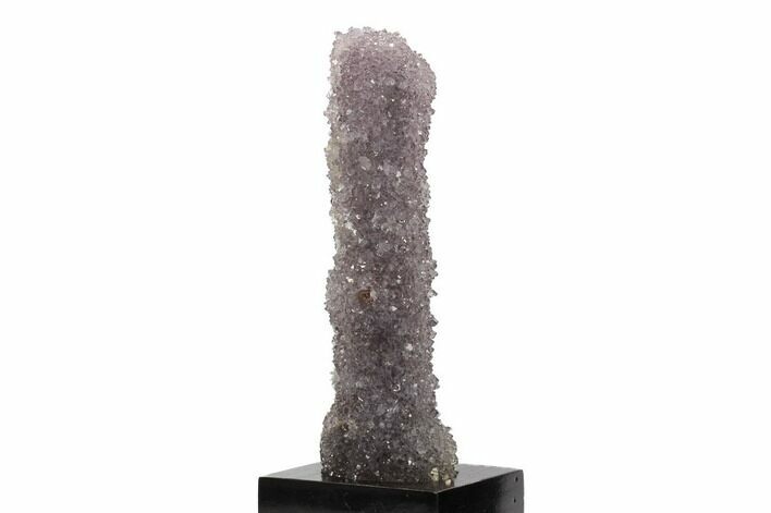 Tall, Amethyst Stalactite Formation With Wood Base - Uruguay #121278